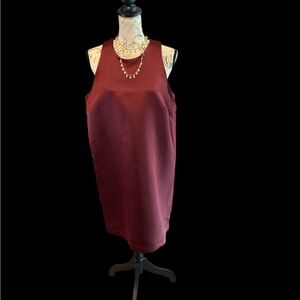 Future Collective Burgundy Dress Large
